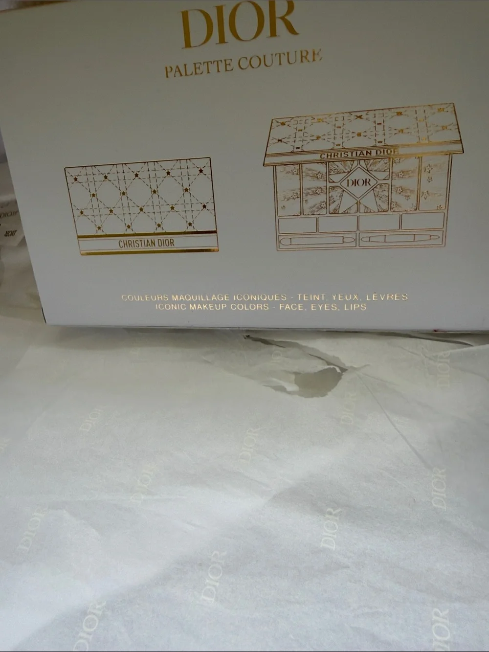 Dior White & Gold Palette Couture Makeup Set